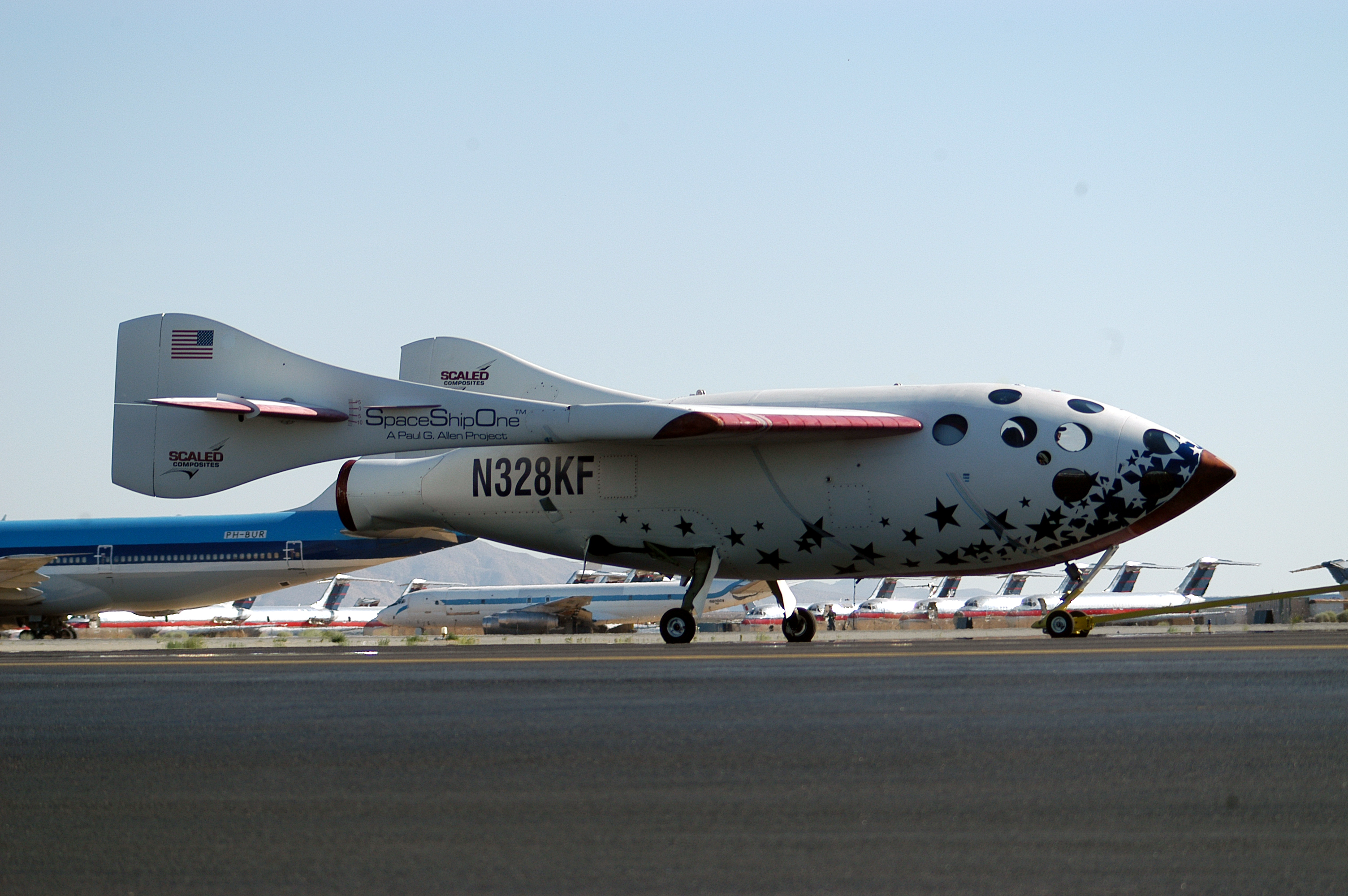 On 21 June 2004, a 63-year-old test pilot rode a homebuilt rocket plane to 100,124 meters above the Mojave Desert, clearing the edge of space by about the length of a city block. He came down the first private astronaut in history, holding a sign that read 'SpaceShipOne, GovernmentZero.'