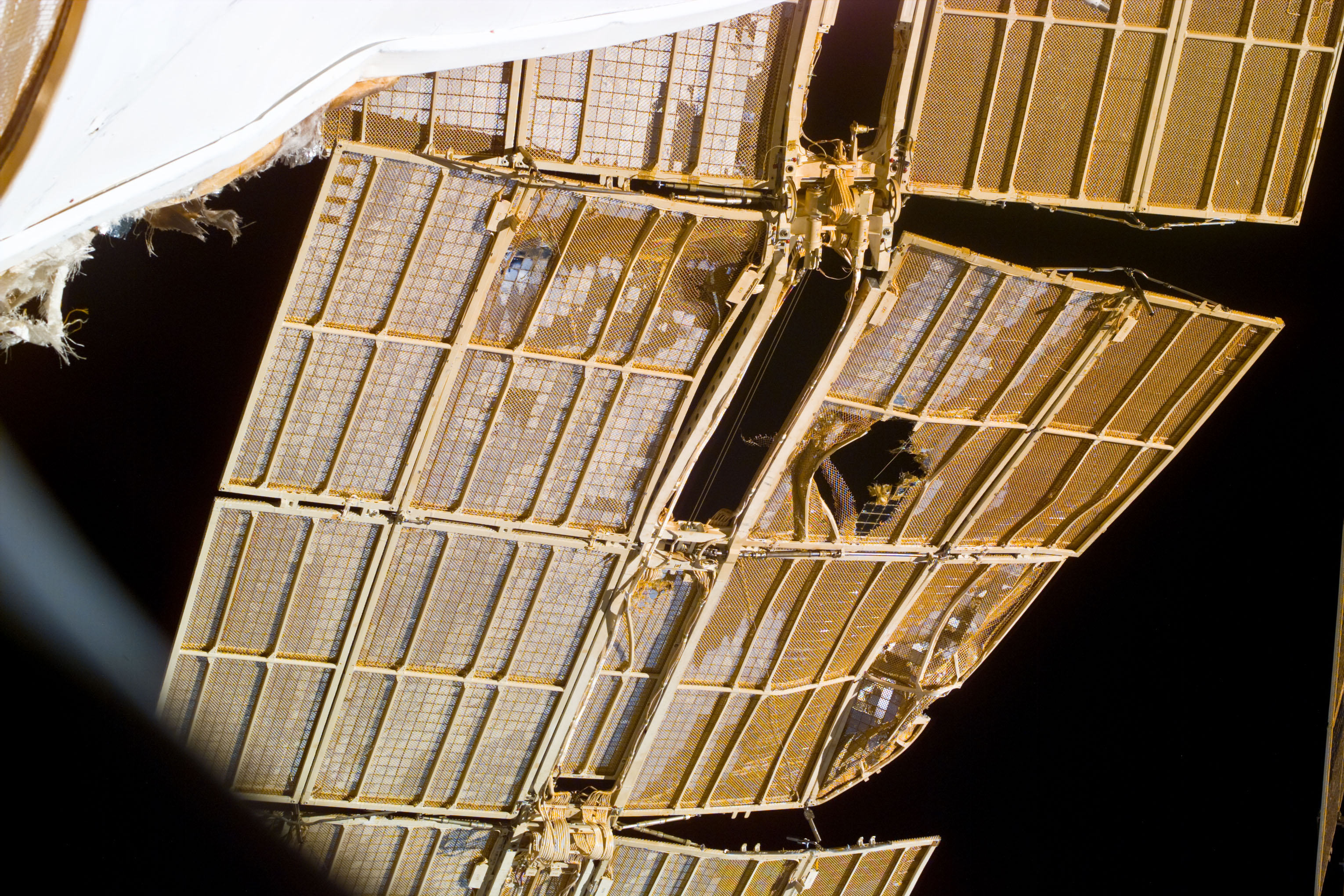 On 25 June 1997, a seven-ton cargo ship under hand control drifted into Mir's Spektr module, breached the hull, and left three crew members listening to their air hiss into space. It remains the worst collision in the history of human spaceflight.