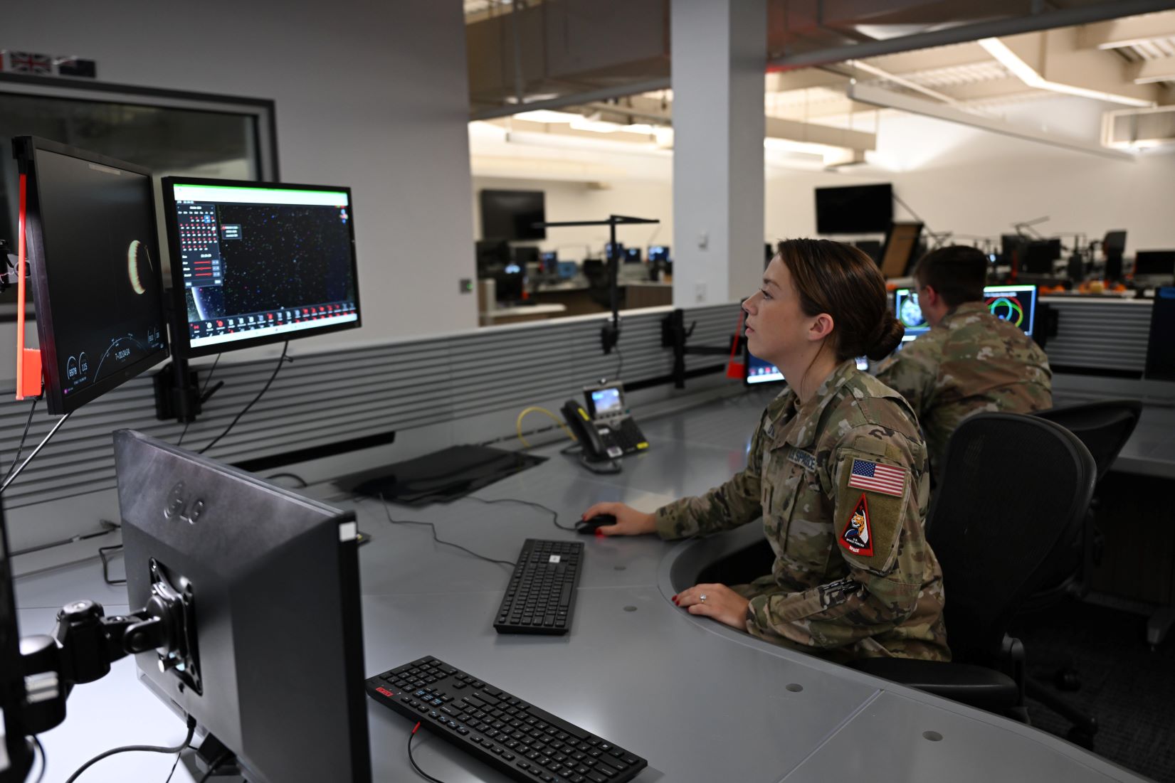 Personnel tracking satellite movements