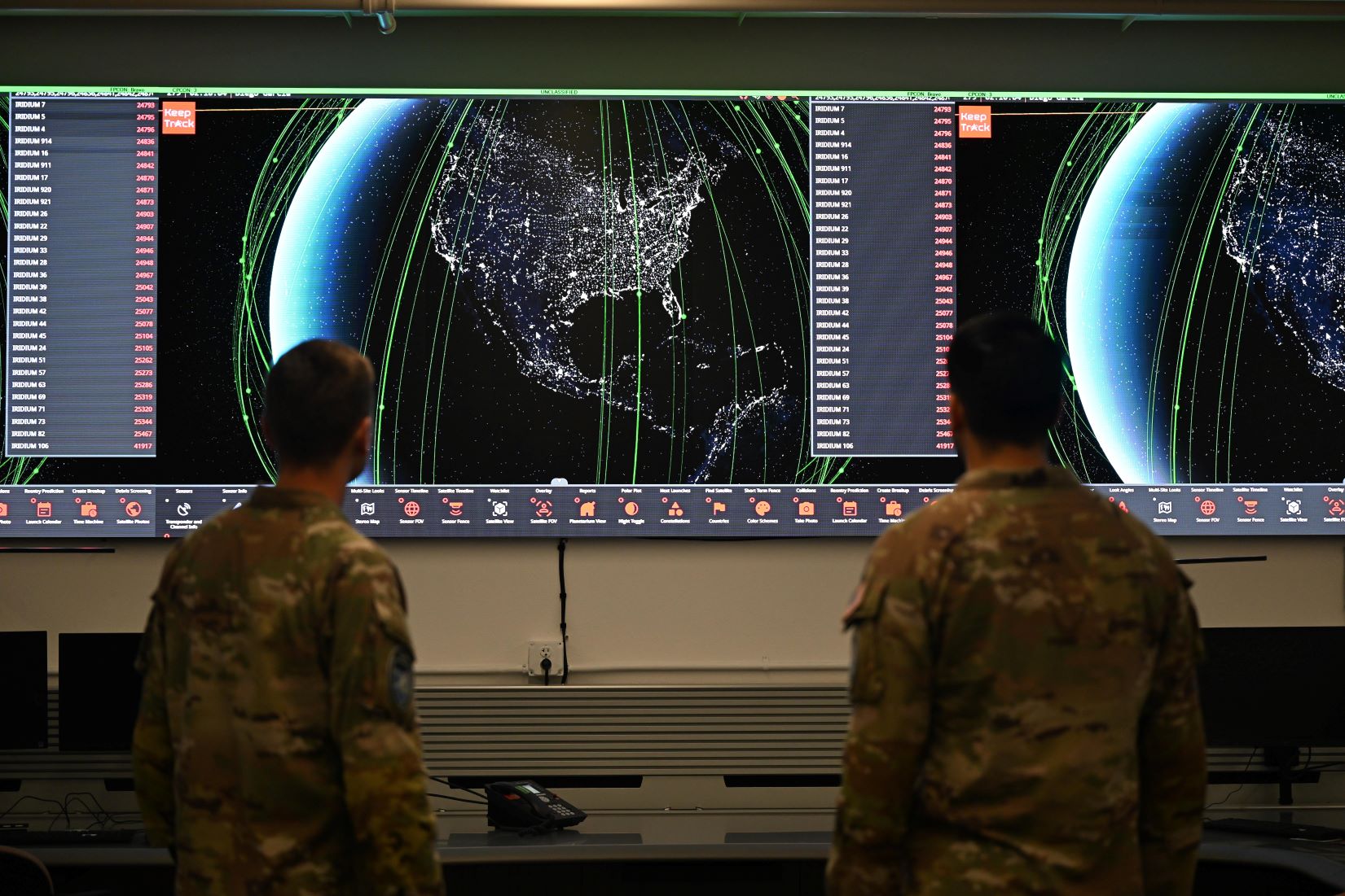 Space operations center display